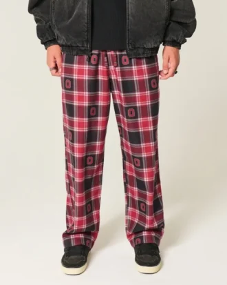 Die Ohio State University Buckeyes Grafik-Flanellhose