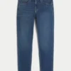 Dunkelblaue Athletic Skinny Jeans Dunkelblaue Athletic Skinny Jeans
