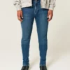 Dunkelblaue Athletic Skinny Jeans Dunkelblaue Athletic Skinny Jeans