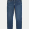 Dunkelblaue Athletic Skinny Jeans Dunkelblaue Athletic Skinny Jeans