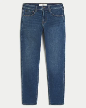 Dunkelblaue Athletic Skinny Jeans