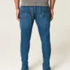 Dunkelblaue Athletic Skinny Jeans Dunkelblaue Athletic Skinny Jeans