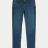 Dunkelblaue Athletic Skinny Jeans Dunkelblaue Athletic Skinny Jeans