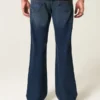 Dunkelblaue Relaxed Bootcut Jeans Dunkelblaue Relaxed Bootcut Jeans