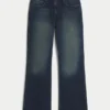 Dunkelblaue Relaxed Bootcut Jeans Dunkelblaue Relaxed Bootcut Jeans