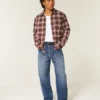 Dunkelblaue Skater-Baggy-Jeans