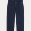 Dunkelblaue Skater-Baggy-Jeans