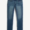 Dunkelblaue Slim-Fit-Jeans Dunkelblaue Slim-Fit-Jeans