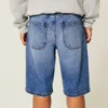 Dunkelblaue, superbaggy Jeansshorts Dunkelblaue, superbaggy Jeansshorts
