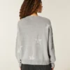 Easy Star Pattern Crew Sweater