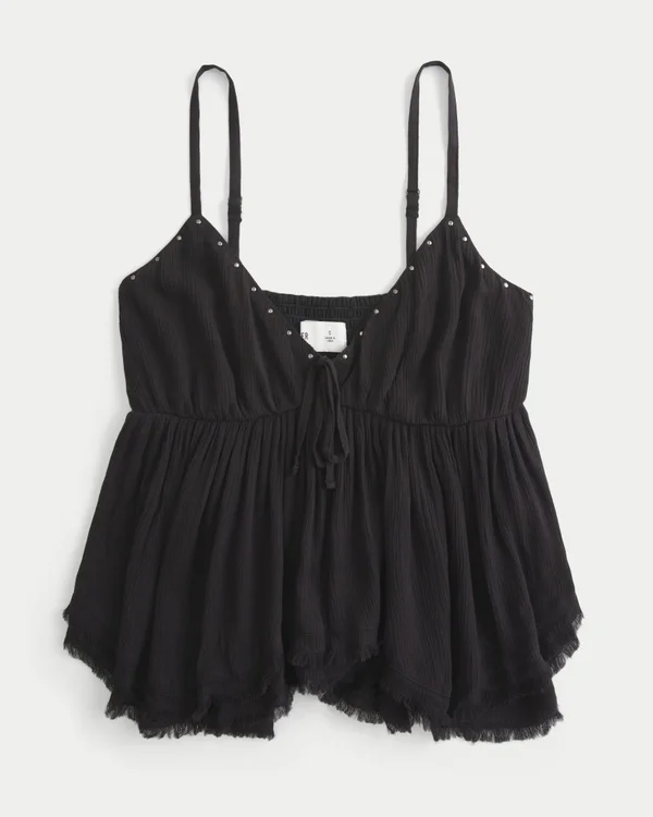 Easy Studded Babydoll Top Easy Studded Babydoll Top