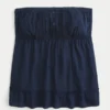 Einfaches trägerloses Babydoll-Oberteil Einfaches trägerloses Babydoll-Oberteil