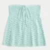 Einfaches trägerloses Babydoll-Oberteil im Häkelstil Einfaches trägerloses Babydoll-Oberteil im Häkelstil