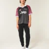 Entspannte Jogginghose mit Rippstrick Entspannte Jogginghose mit Rippstrick