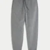 Entspannte Jogginghose mit Rippstrick Entspannte Jogginghose mit Rippstrick