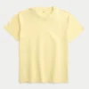 Entspanntes gewaschenes Crew-T-Shirt Entspanntes gewaschenes Crew-T-Shirt