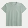 Entspanntes gewaschenes Crew-T-Shirt Entspanntes gewaschenes Crew-T-Shirt