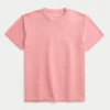 Entspanntes gewaschenes Crew-T-Shirt Entspanntes gewaschenes Crew-T-Shirt