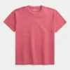 Entspanntes gewaschenes Crew-T-Shirt Entspanntes gewaschenes Crew-T-Shirt