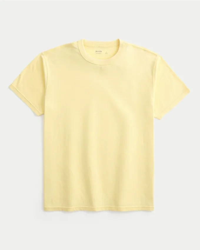Entspanntes gewaschenes Crew-T-Shirt Entspanntes gewaschenes Crew-T-Shirt