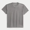 Entspanntes gewaschenes Crew-T-Shirt Entspanntes gewaschenes Crew-T-Shirt