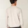 Entspanntes Langarm-T-Shirt aus Baumwolle Entspanntes Langarm-T-Shirt aus Baumwolle