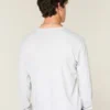 Entspanntes Langarm-T-Shirt aus Baumwolle