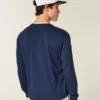 Entspanntes Langarm-T-Shirt aus Baumwolle Entspanntes Langarm-T-Shirt aus Baumwolle