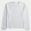 Entspanntes Langarm-T-Shirt aus Baumwolle