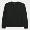 Entspanntes Langarm-T-Shirt aus Baumwolle Entspanntes Langarm-T-Shirt aus Baumwolle