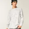 Entspanntes Langarm-Thermo-Camo-T-Shirt Entspanntes Langarm-Thermo-Camo-T-Shirt