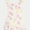 Flatterärmel-Skort-Kleid Flatterärmel-Skort-Kleid
