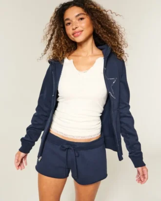 Fleece-Mini-Shorts