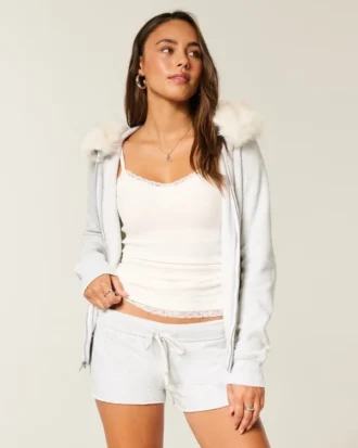 Fleece-Mini-Shorts
