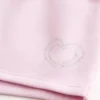 Fleece-Mini-Shorts mit Herz-Grafik