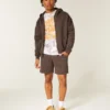 Fleece-Shorts über dem Knie Fleece-Shorts über dem Knie