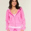 Frottee-Hoodie mit Reißverschluss Frottee-Hoodie mit Reißverschluss