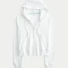 Frottee-Hoodie mit Reißverschluss Frottee-Hoodie mit Reißverschluss