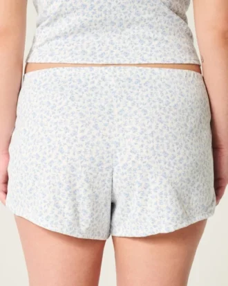 Gemütlicher Pointelle-Bow-Shortie Gemütlicher Pointelle-Bow-Shortie