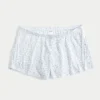 Gemütlicher Pointelle-Bow-Shortie Gemütlicher Pointelle-Bow-Shortie