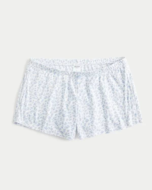 Gemütlicher Pointelle-Bow-Shortie Gemütlicher Pointelle-Bow-Shortie