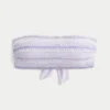 Gerafftes Bandeau-Bikini-Oberteil