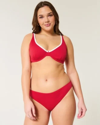 Gerippte Bikinihose