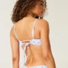 Geripptes Bikini-Oberteil mit Rundhalsausschnitt Geripptes Bikini-Oberteil mit Rundhalsausschnitt