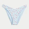 Geripptes Cheeky-Bikiniunterteil mit hohem Beinausschnitt