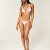 Gesmoktes Cheekiest-Bikiniunterteil mit hohem Beinausschnitt