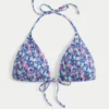 Gesmoktes Neckholder-Triangel-Bikini-Oberteil Gesmoktes Neckholder-Triangel-Bikini-Oberteil