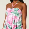 Gestaffeltes Babydoll-Oberteil mit Neckholder Gestaffeltes Babydoll-Oberteil mit Neckholder