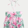 Gestaffeltes Babydoll-Oberteil mit Neckholder Gestaffeltes Babydoll-Oberteil mit Neckholder