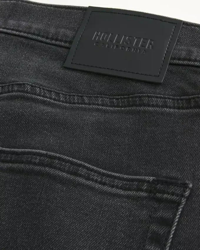 Gewaschene schwarze Athletic Skinny Jeans Gewaschene schwarze Athletic Skinny Jeans